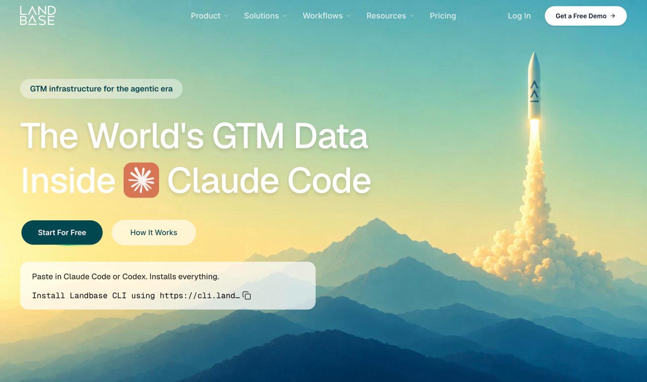 MoltSets alternative Landbase’s homepage